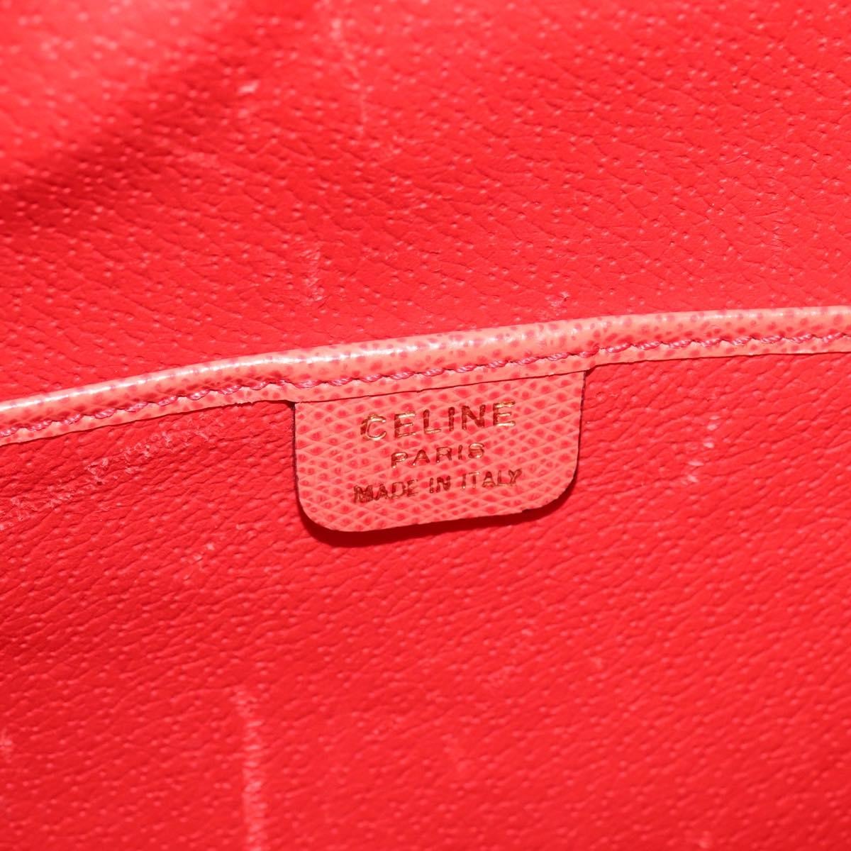 Celine Backpack Leather, ORANGE, LEATHER, Backpack