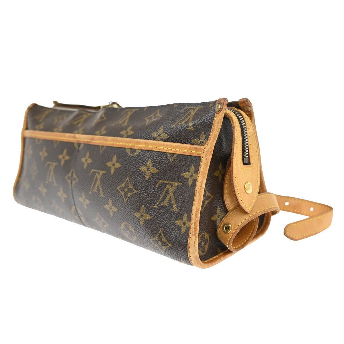 Louis Vuitton Popincourt Shoulder Bag Monogram Canvas, BROWN, CANVAS, Shoulder bag