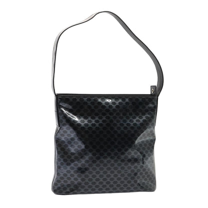 Celine Vintage Macadam Shopper Tote Venyl, BLACK, CANVAS, Tote bag