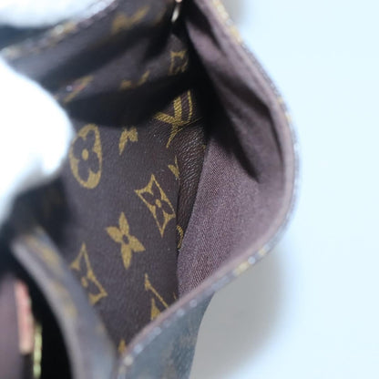 Louis Vuitton Menilmontant Handbag Monogram Canvas, BROWN, CANVAS, Shoulder bag