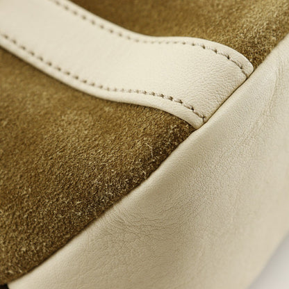 Loewe Anagram Shoulder Bag Suede, BROWN, SUEDE, Shoulder bag