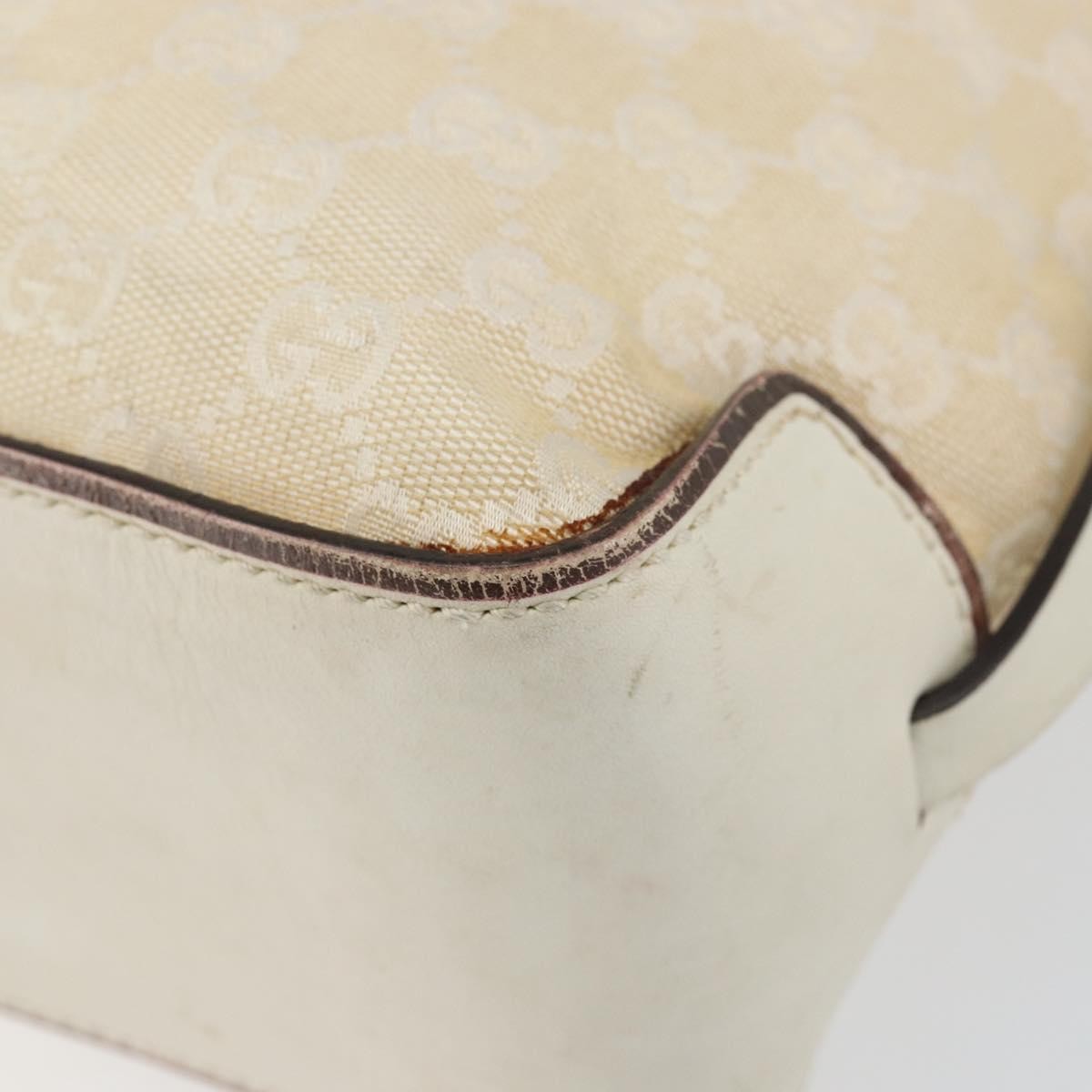 Gucci Belted Bucket Tote GG Canvas with Leather, BEIGE, CANVAS, Tote bag