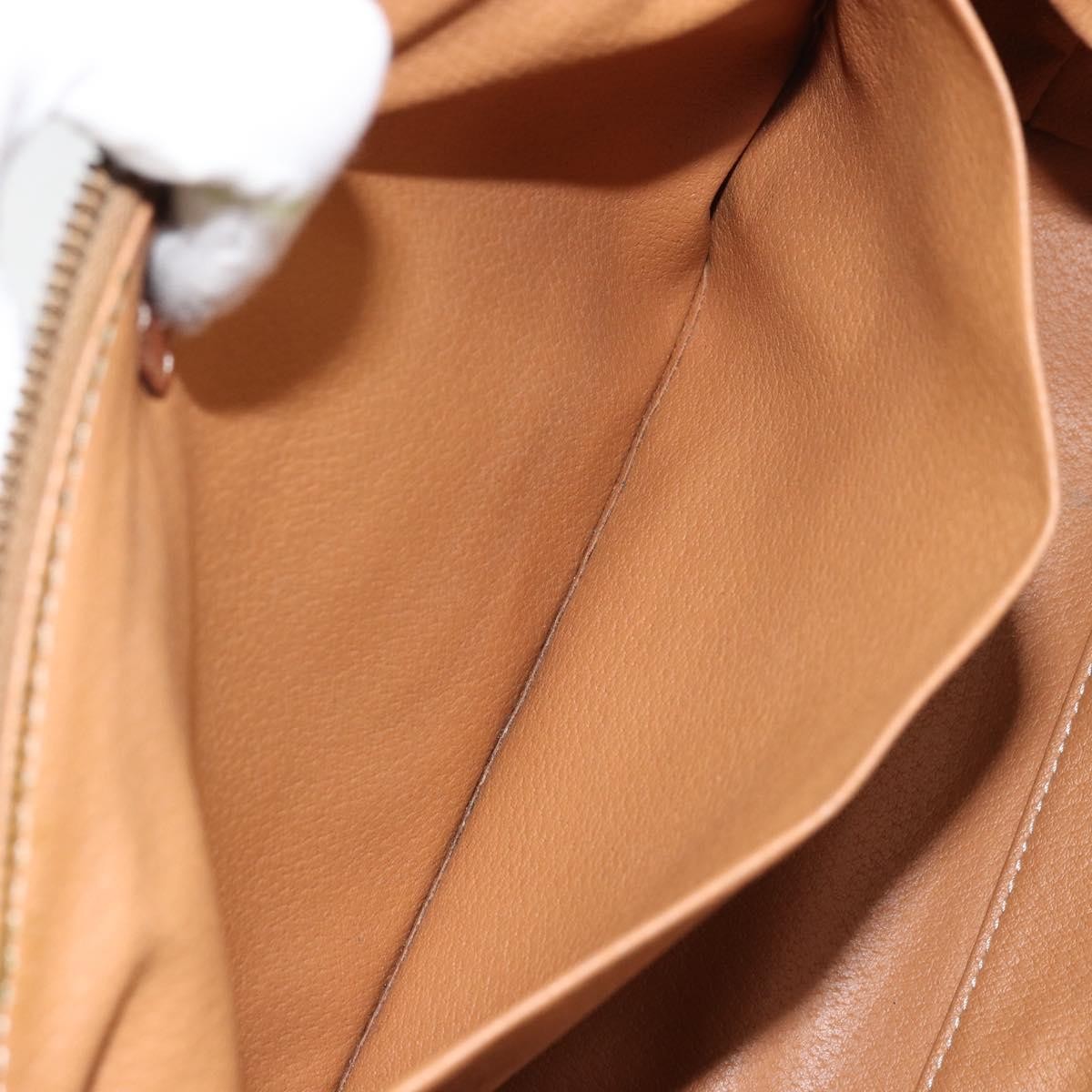 Celine C Macadam Pouch Canvas, BROWN, PVC, Clutche & pouche