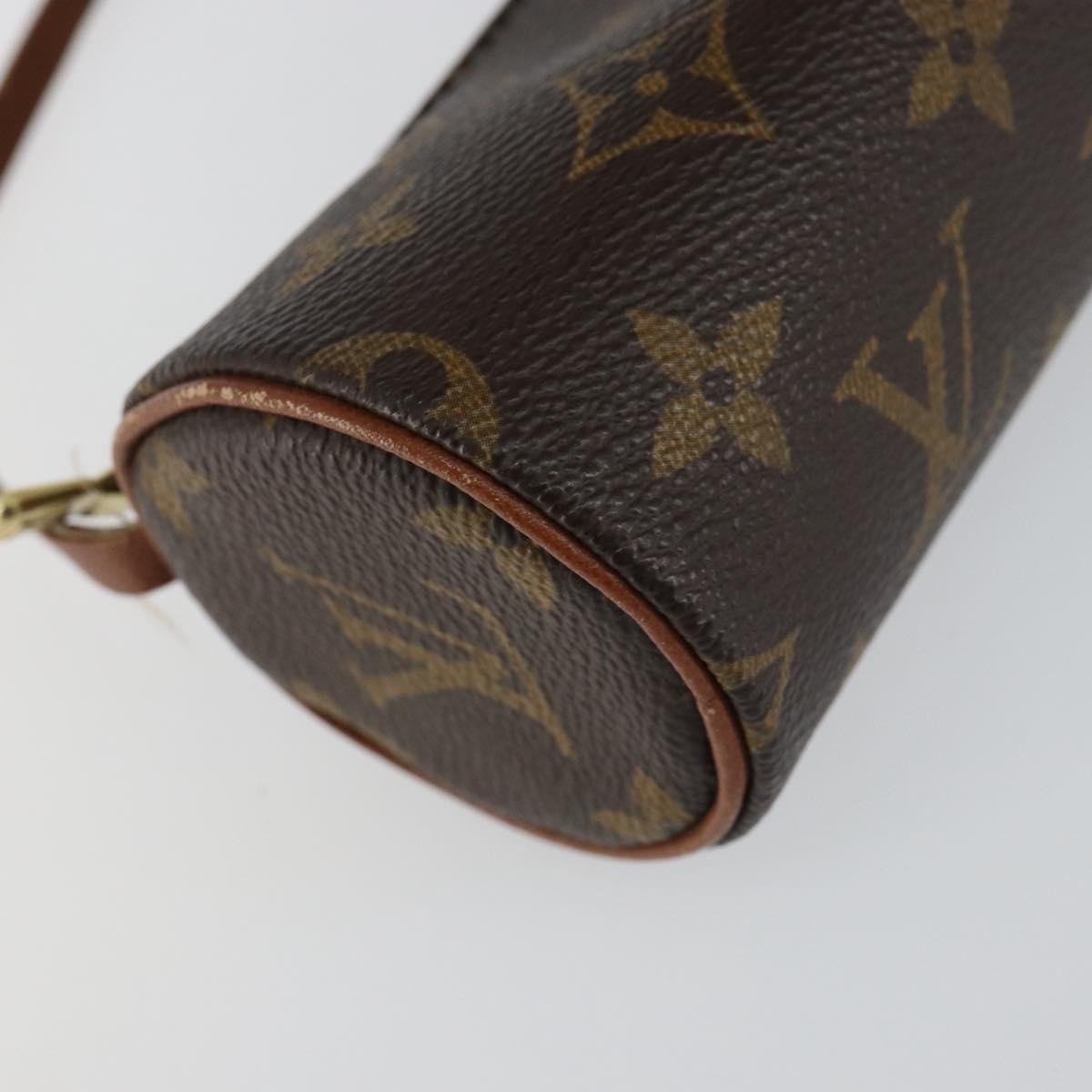 Louis Vuitton Papillon Pochette Monogram Canvas, BROWN, CANVAS, Clutche & pouche