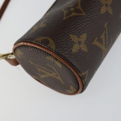 Louis Vuitton Papillon Pochette Monogram Canvas, BROWN, CANVAS, Clutche & pouche