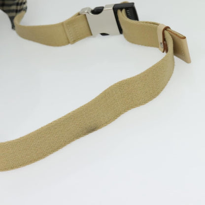 Burberry Waist Bag Vintage Check Canvas, BLUE, CANVAS, Shoulder bag