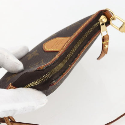 Louis Vuitton Delightful Pochette Monogram Canvas, BROWN, CANVAS, Clutche & pouche