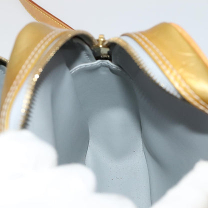 Louis Vuitton Wooster Handbag Monogram Vernis, YELLOW, PATENT_LEATHER, Handbag