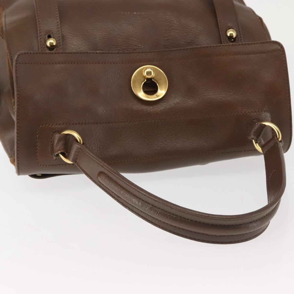 Saint Laurent Muse Two Bag Leather, BROWN, LEATHER, Handbag