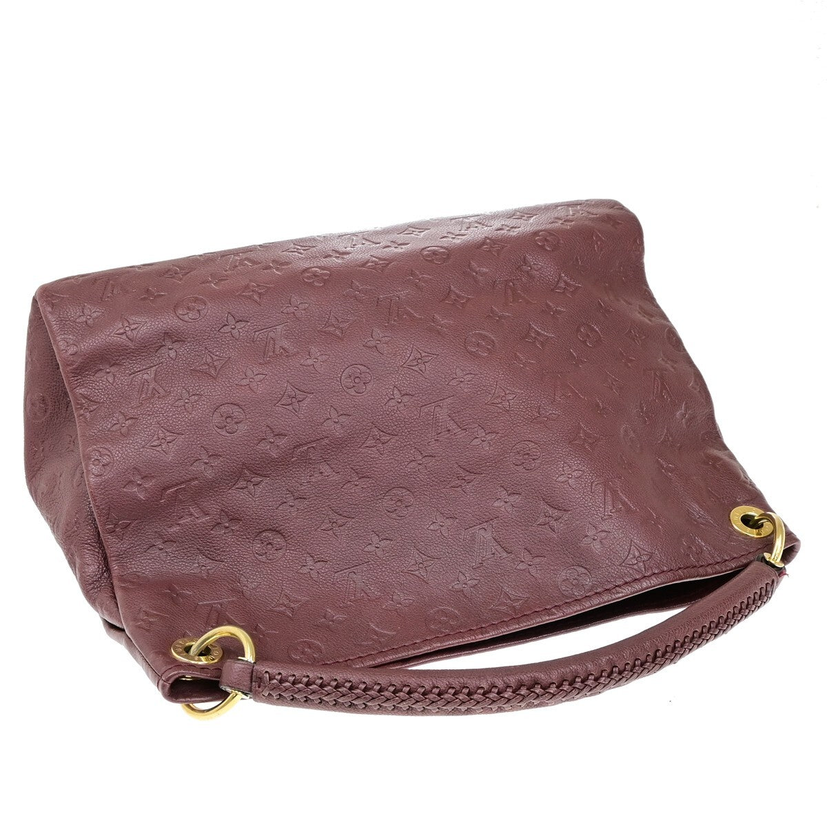 Louis Vuitton Artsy Handbag Monogram Empreinte Leather, RED, LEATHER, Shoulder bag