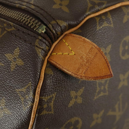 Louis Vuitton Keepall Bag Monogram Canvas, BROWN, CANVAS, Travel bag
