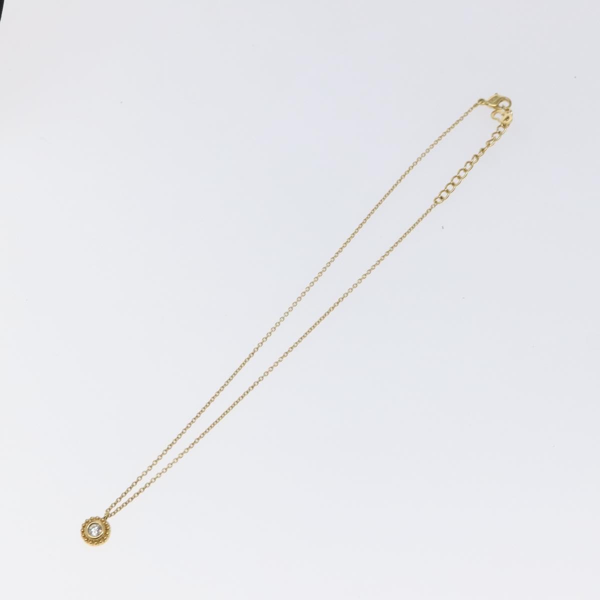 Christian Dior CD Pendant Necklace Gold-plated, GOLD, METAL, Necklace