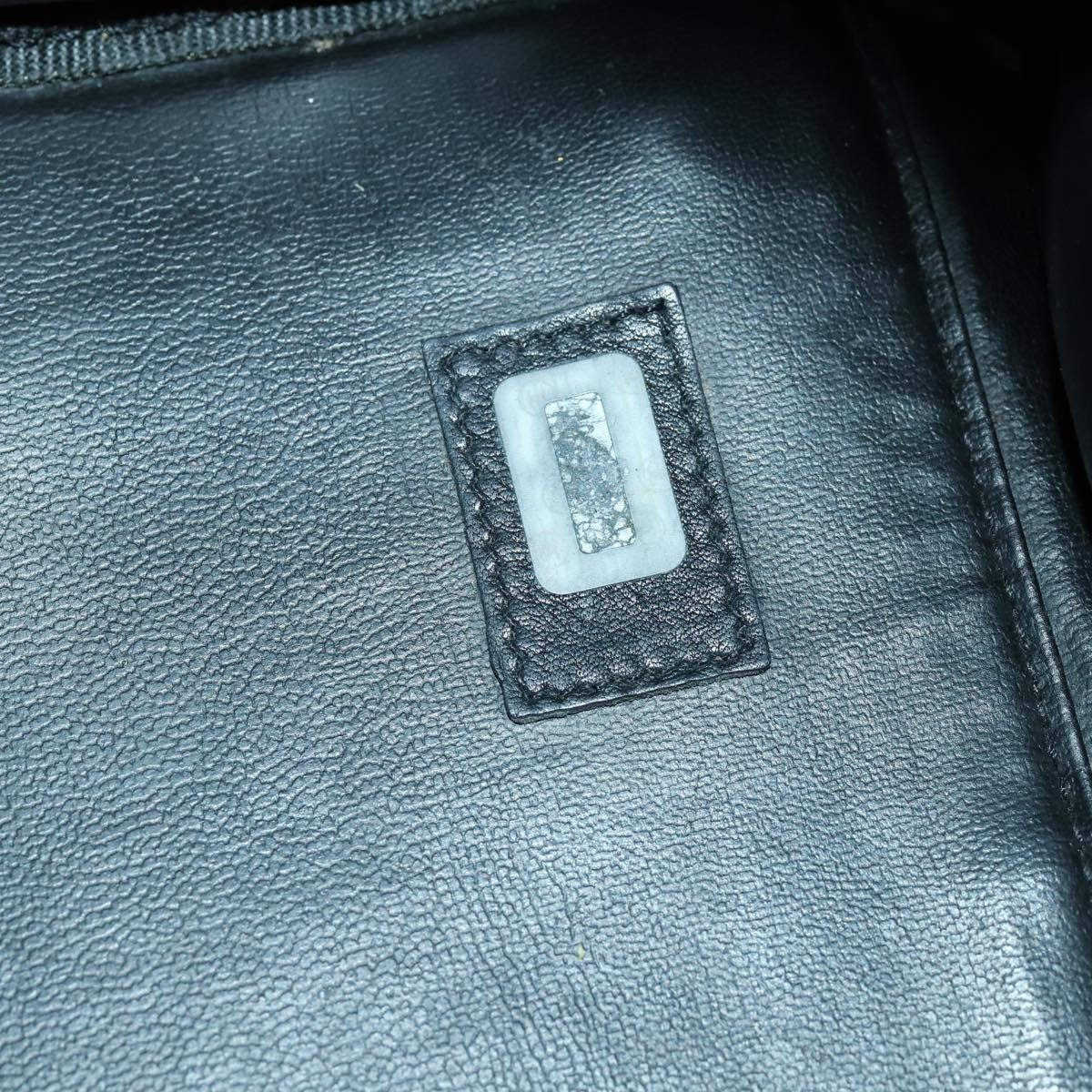 Chanel Vintage Diamond Stitch Boston Bag Quilted Lambskin, BLACK, LEATHER, Travel bag