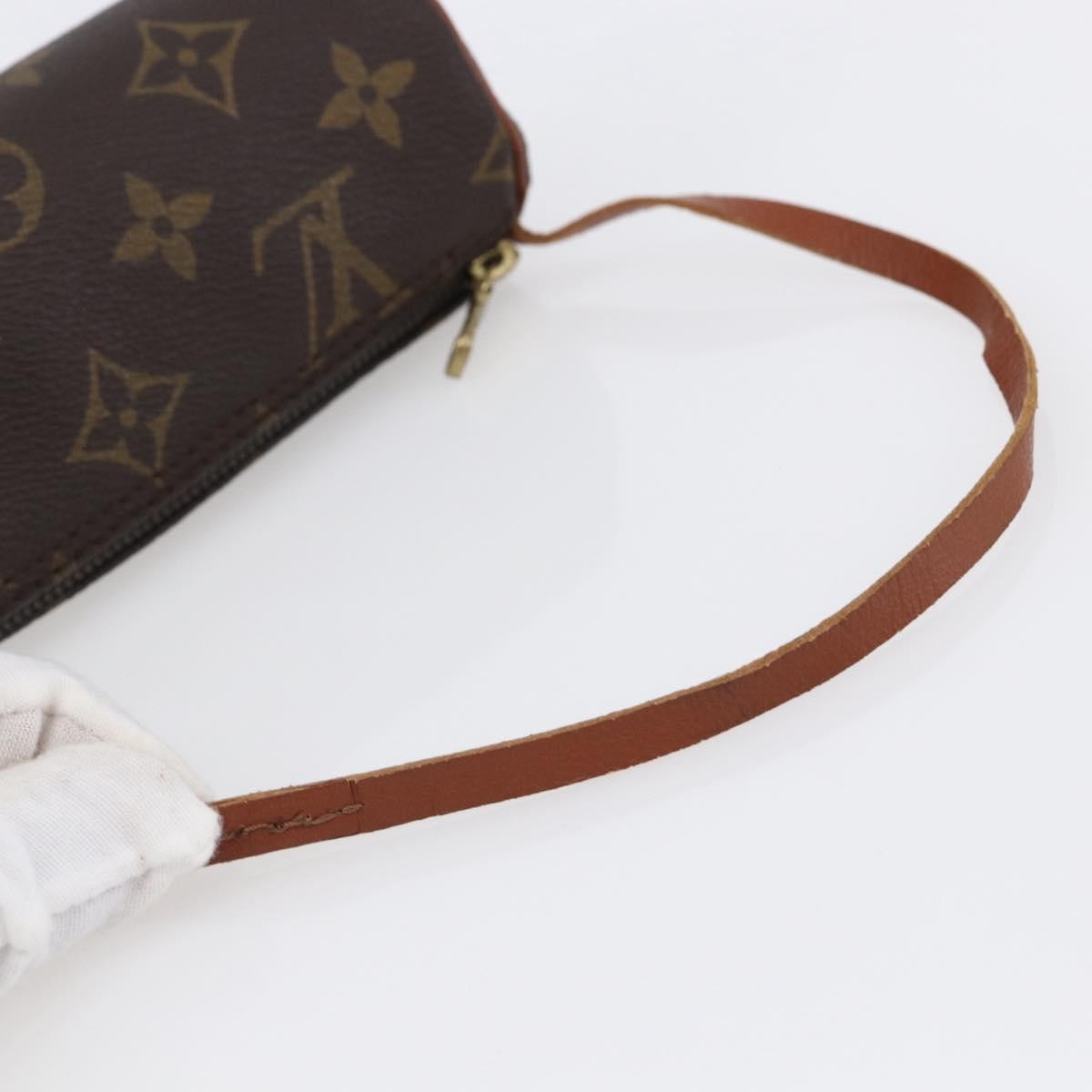 Louis Vuitton Papillon Pochette Monogram Canvas, BROWN, CANVAS, Clutche & pouche