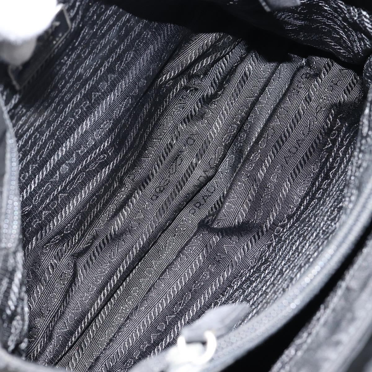 Prada Vintage Handbag Tessuto, BLACK, NYLON, Handbag