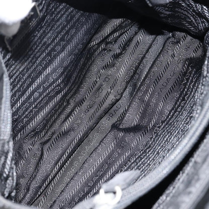 Prada Vintage Handbag Tessuto, BLACK, NYLON, Handbag