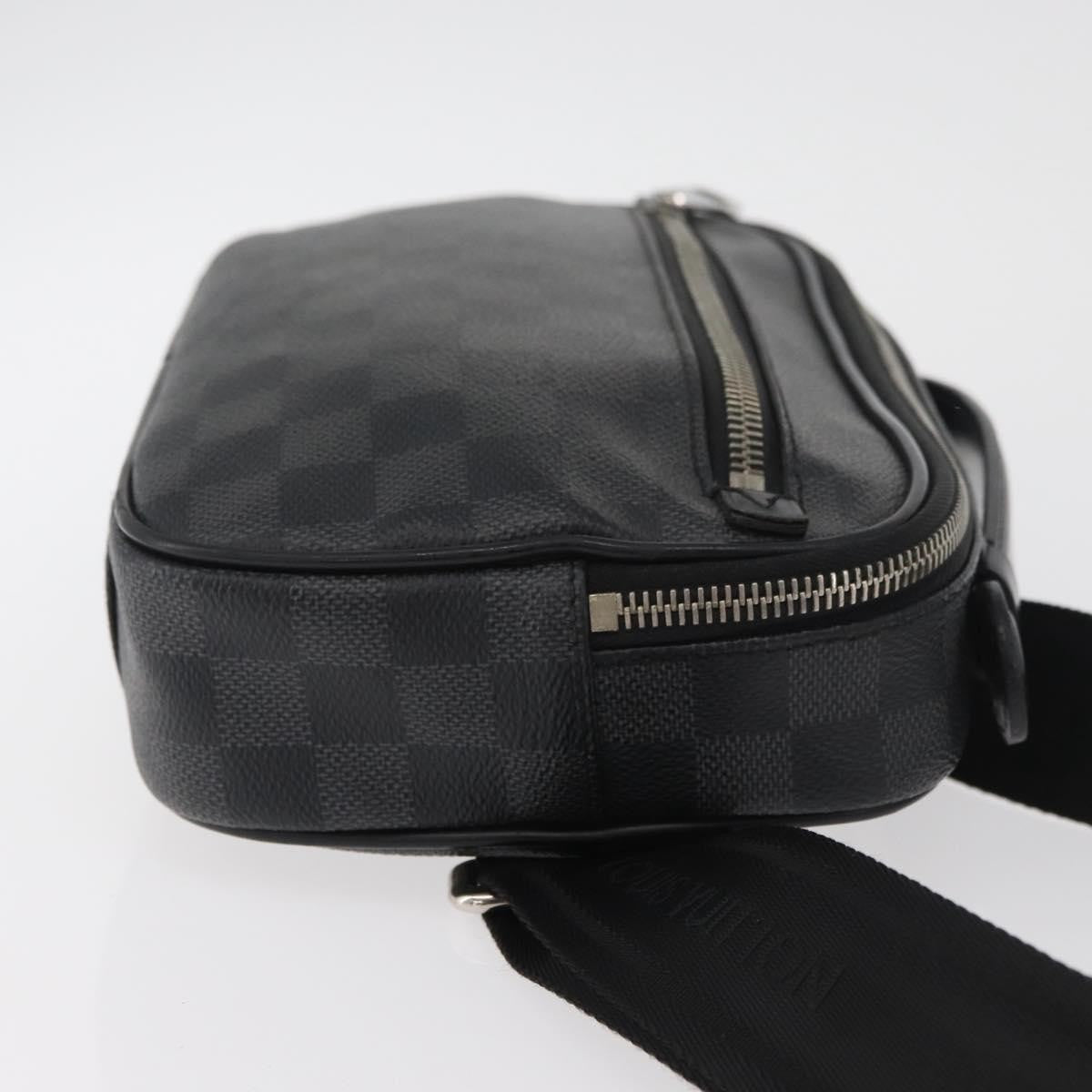 Louis Vuitton Ambler Waist Bag Damier Graphite, Gray, Canvas, Shoulder Bag
