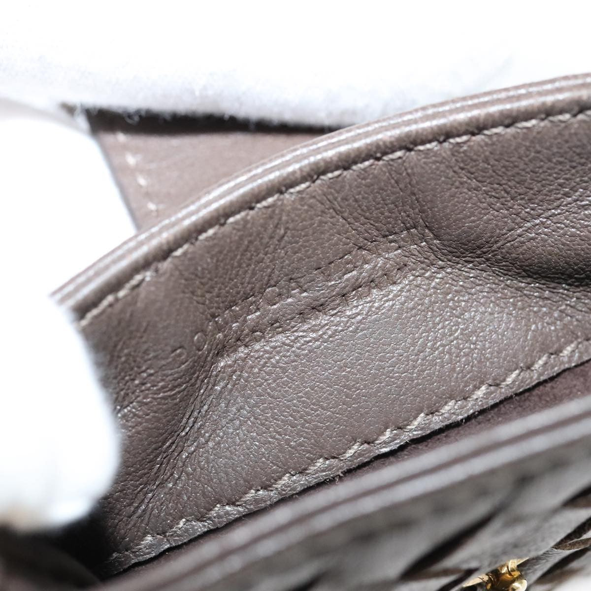 Bottega Veneta Crossbody Phone Holder Pouch Intrecciato Nappa, BROWN, LEATHER, Clutche & pouche