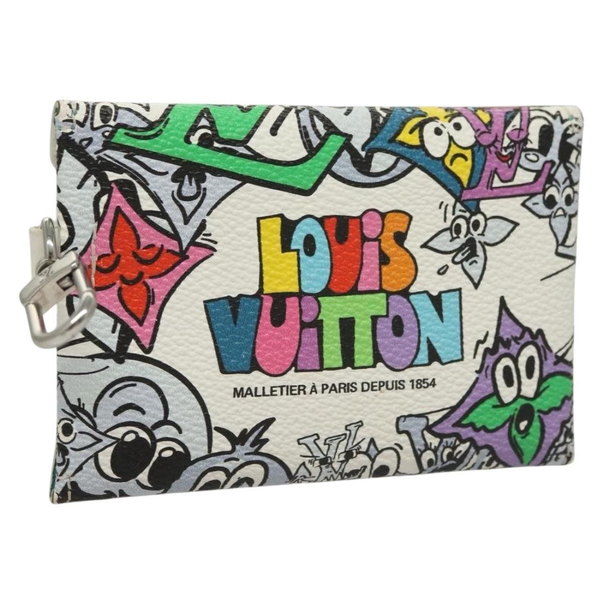 Louis Vuitton Trio Enveloppe Pouch Limited Edition Monogram Comics Canvas, MULTICOLOUR, CANVAS, Clutche & pouche