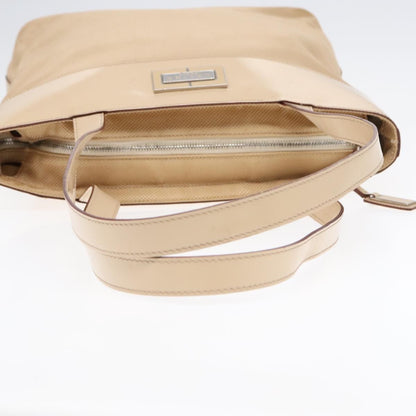 Celine Vintage Shoulder Bag Canvas, BEIGE, CANVAS, Shoulder bag