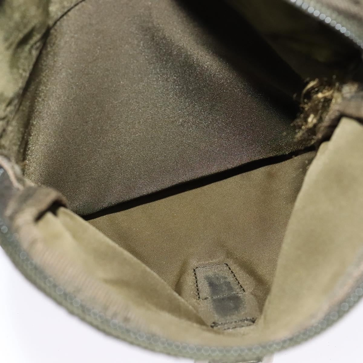 Prada Buckle Messenger Bag Tessuto, KHAKI, NYLON, Shoulder bag