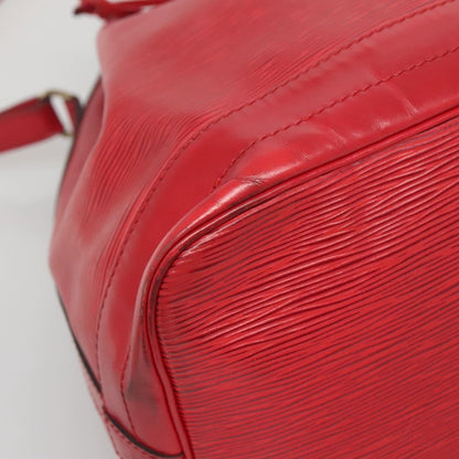 Louis Vuitton Noe Handbag Epi leather, RED, LEATHER, Handbag