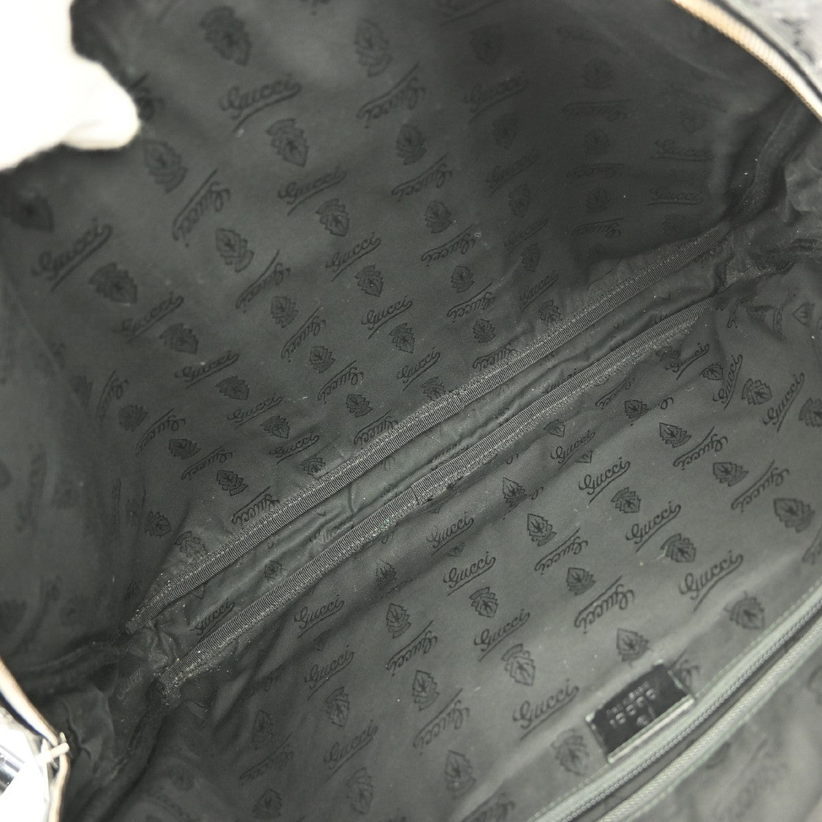 Gucci Convertible Briefcase GG Imprime, BLACK, CANVAS, Travel bag