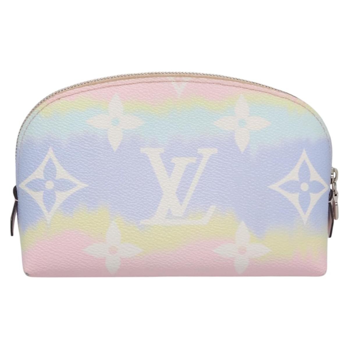 Louis Vuitton Cosmetic Pouch Spring in the City Monogram Giant Canvas, MULTICOLOUR, CANVAS, Clutche & pouche