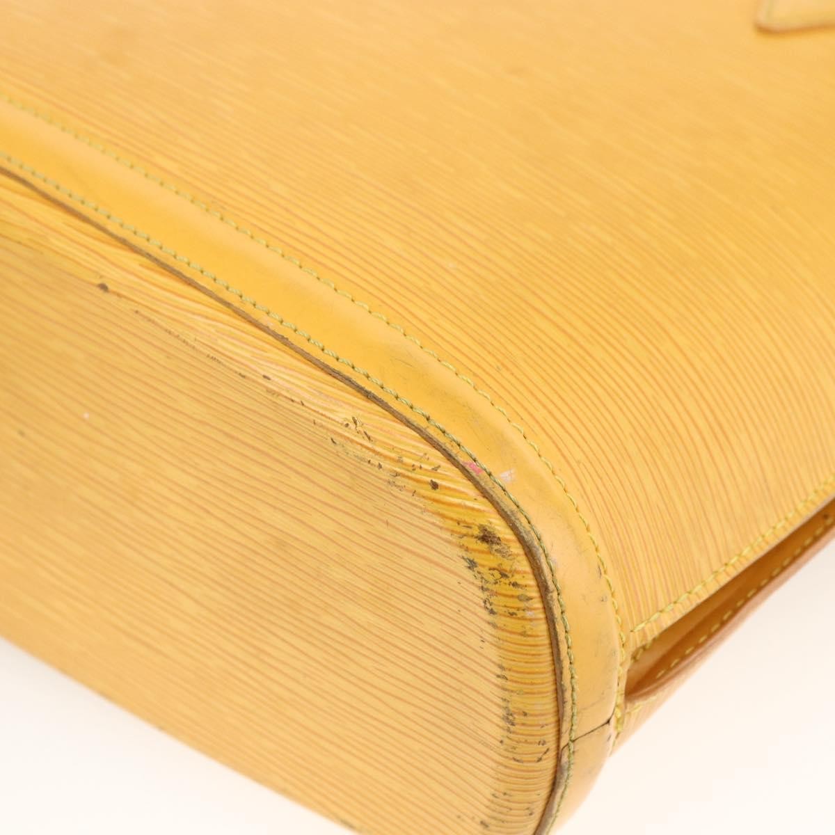 Louis Vuitton Lussac Handbag Epi Leather, Yellow, Leather, Shoulder Bag