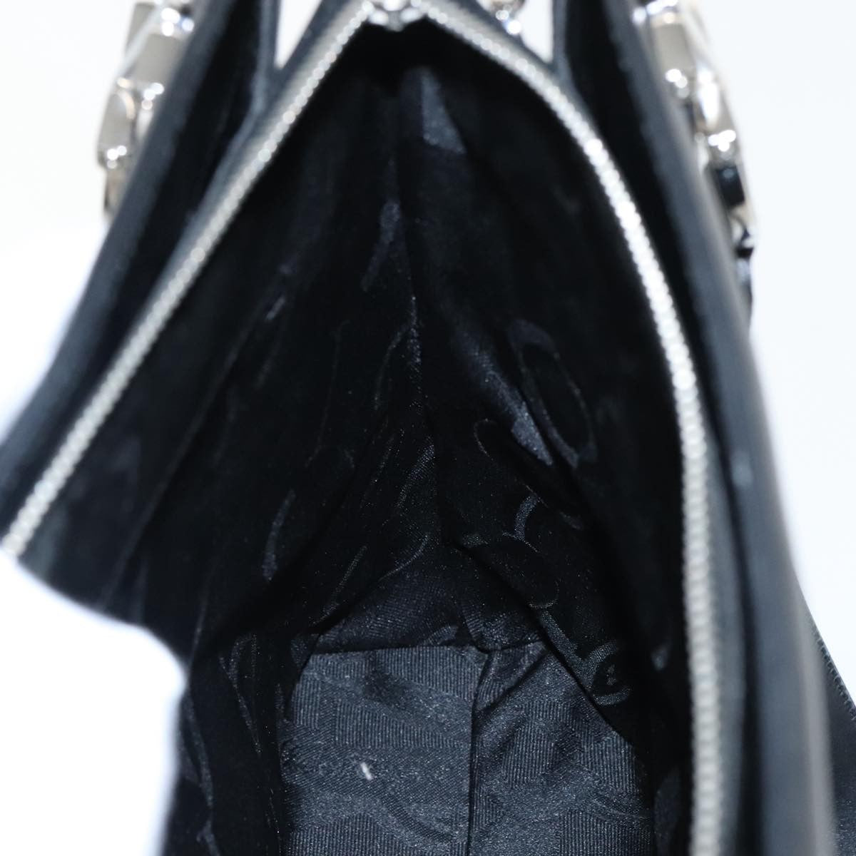 Salvatore Ferragamo Gancini Shoulder Bag Leather, BLACK, LEATHER, Tote bag