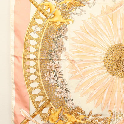 Hermes Carré 90 Silk multicolor, PINK, SILK, Scarve & shawl