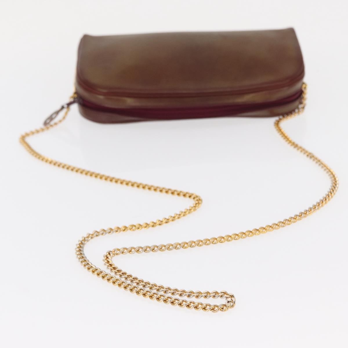 Christian Dior Vintage Shoulder Bag Leather, RED, LEATHER, Shoulder bag