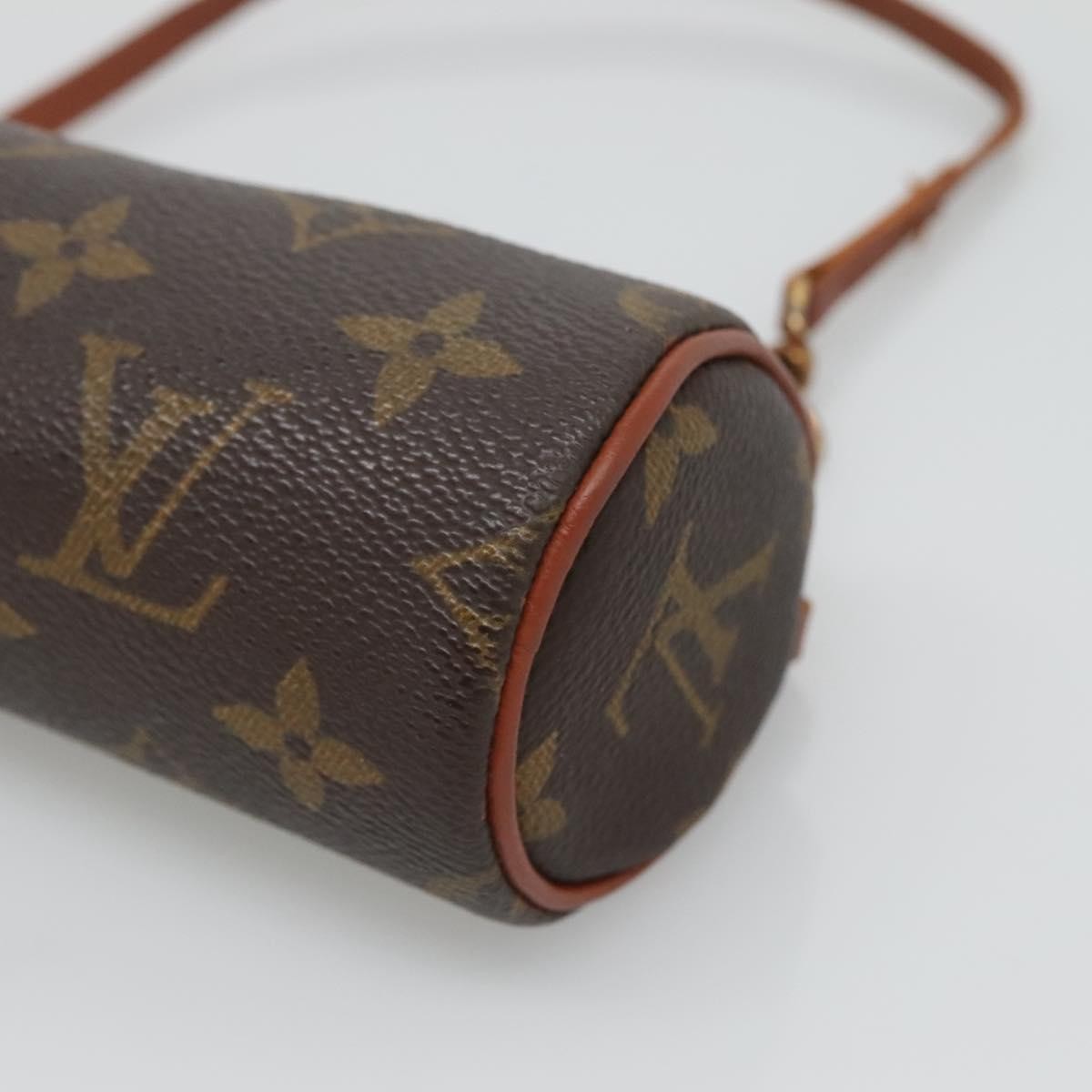 Louis Vuitton Papillon Pochette Monogram Canvas, BROWN, CANVAS, Handbag