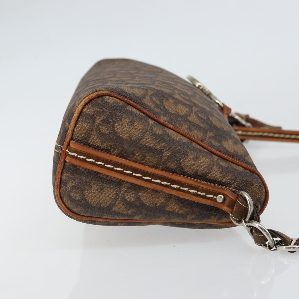 Christian Dior Trotter shoulder bag Canvas, BROWN, PVC, Shoulder bag