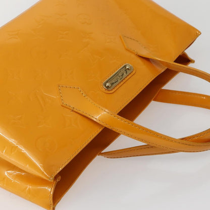 Louis Vuitton Wilshire Handbag Monogram Vernis, YELLOW, PATENT_LEATHER, Handbag