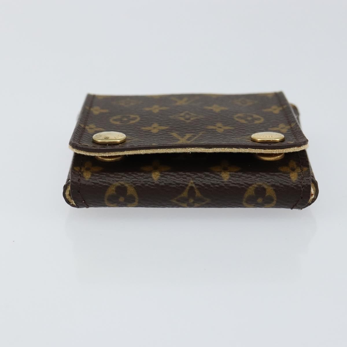 Louis Vuitton CASE JEWELRY BOX Canvas, BROWN, CANVAS, Wallets