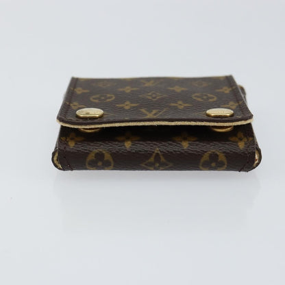 Louis Vuitton CASE JEWELRY BOX Canvas, BROWN, CANVAS, Wallets