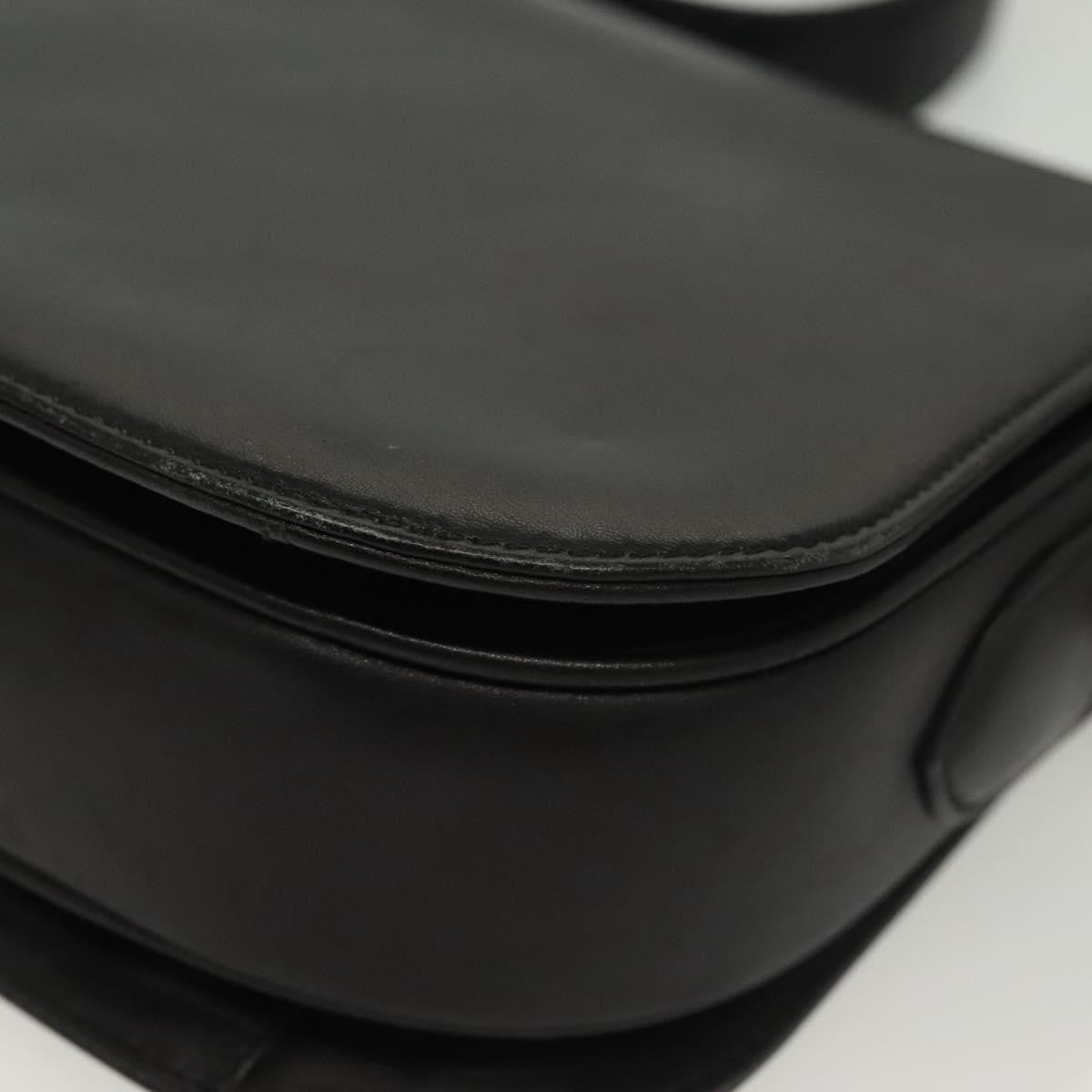 Celine Horse Carriage Shoulder bag Leather, BLACK, LEATHER, Shoulder bag