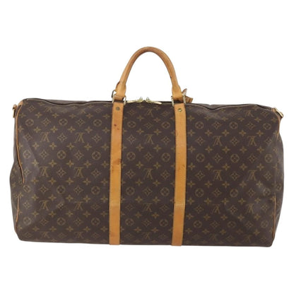 Louis Vuitton Keepall Bandouliere Bag Monogram Canvas, Brown, Canvas, Travel Bag