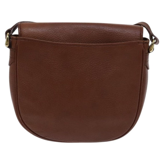 Burberry Flap Shoulder Bag Leather, BROWN, LEATHER, Shoulder bag