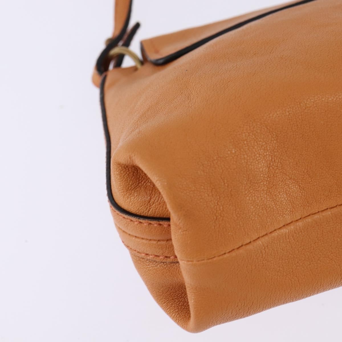 Chloe Elsie Crossbody Bag Leather, ORANGE, LEATHER, Shoulder bag