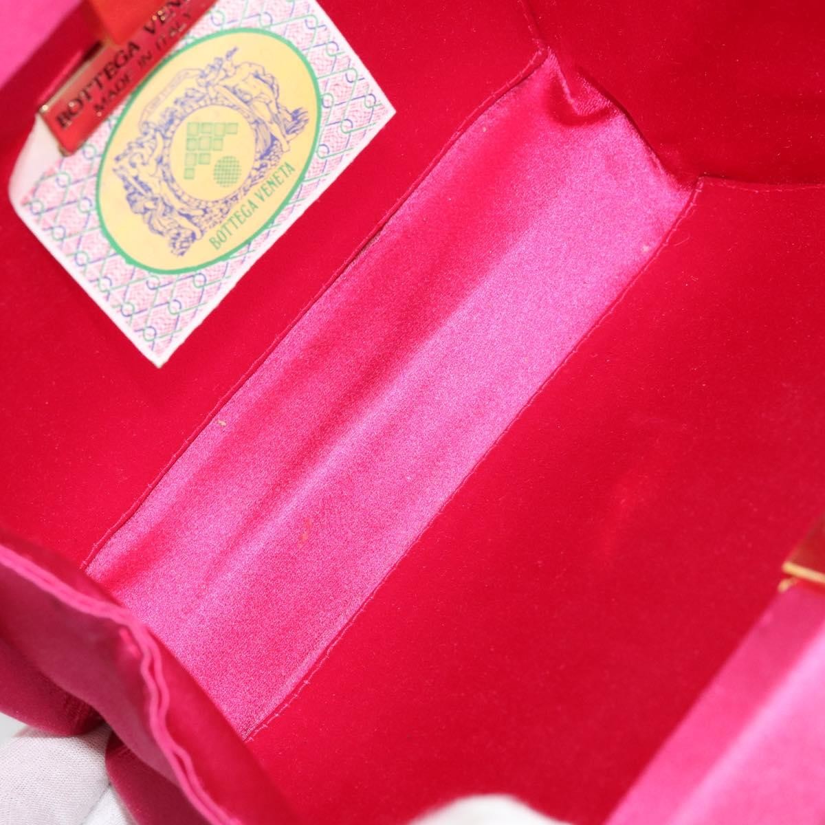 Bottega Veneta Intrecciato Clutch bag Satin, PINK, SATIN, Clutche & pouche