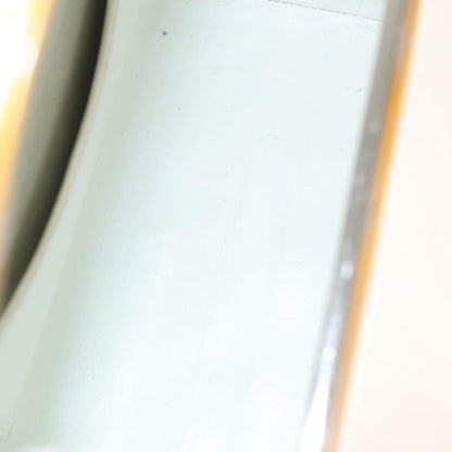 Chanel Vintage Metal Box Bag Quilted Lambskin, YELLOW, PATENT_LEATHER, Handbag