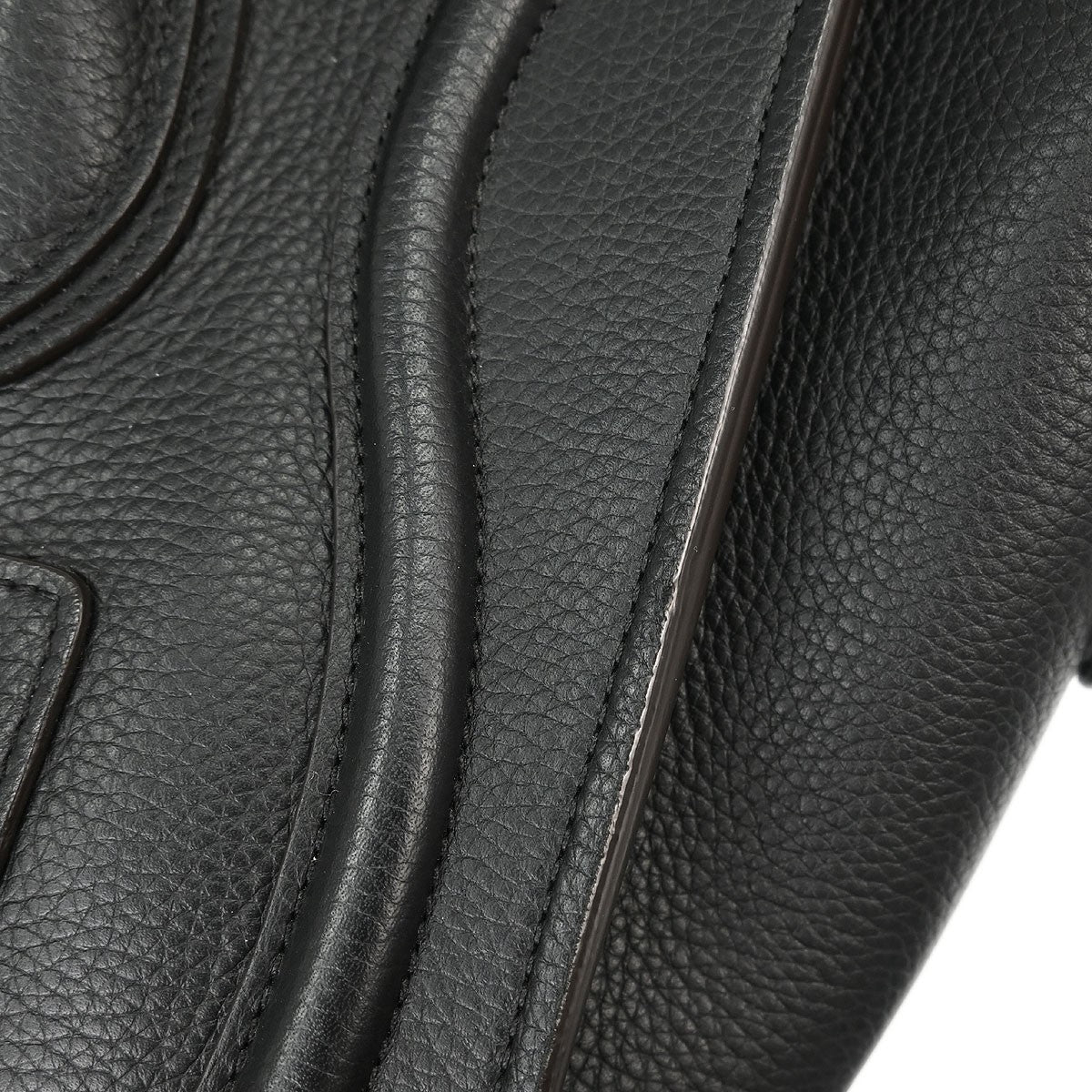 Celine Luggage Bag Smooth Leather, BLACK, LEATHER, Tote bag