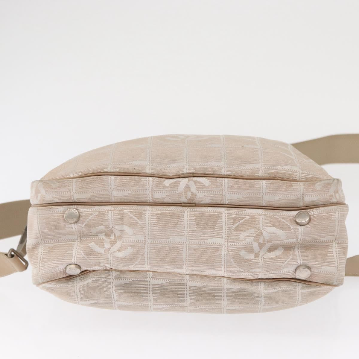 Chanel Travel Line Convertible Satchel Nylon, BEIGE, CANVAS, Handbag