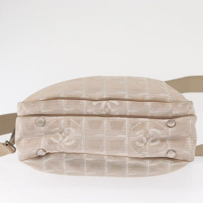 Chanel Travel Line Convertible Satchel Nylon, BEIGE, CANVAS, Handbag