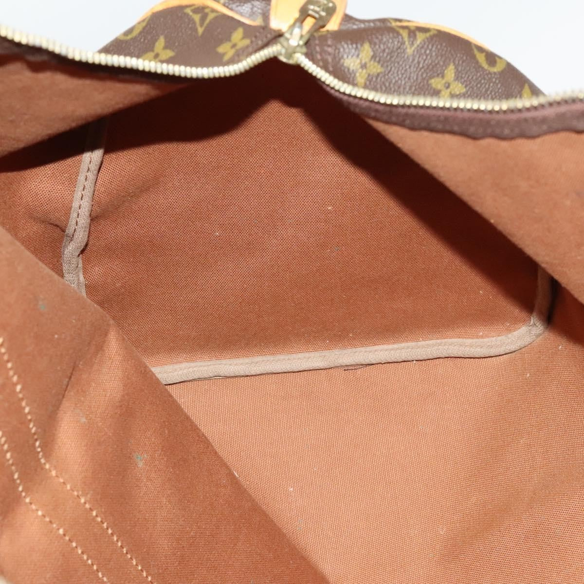 Louis Vuitton Keepall Bag Monogram Canvas, BROWN, CANVAS, Travel bag