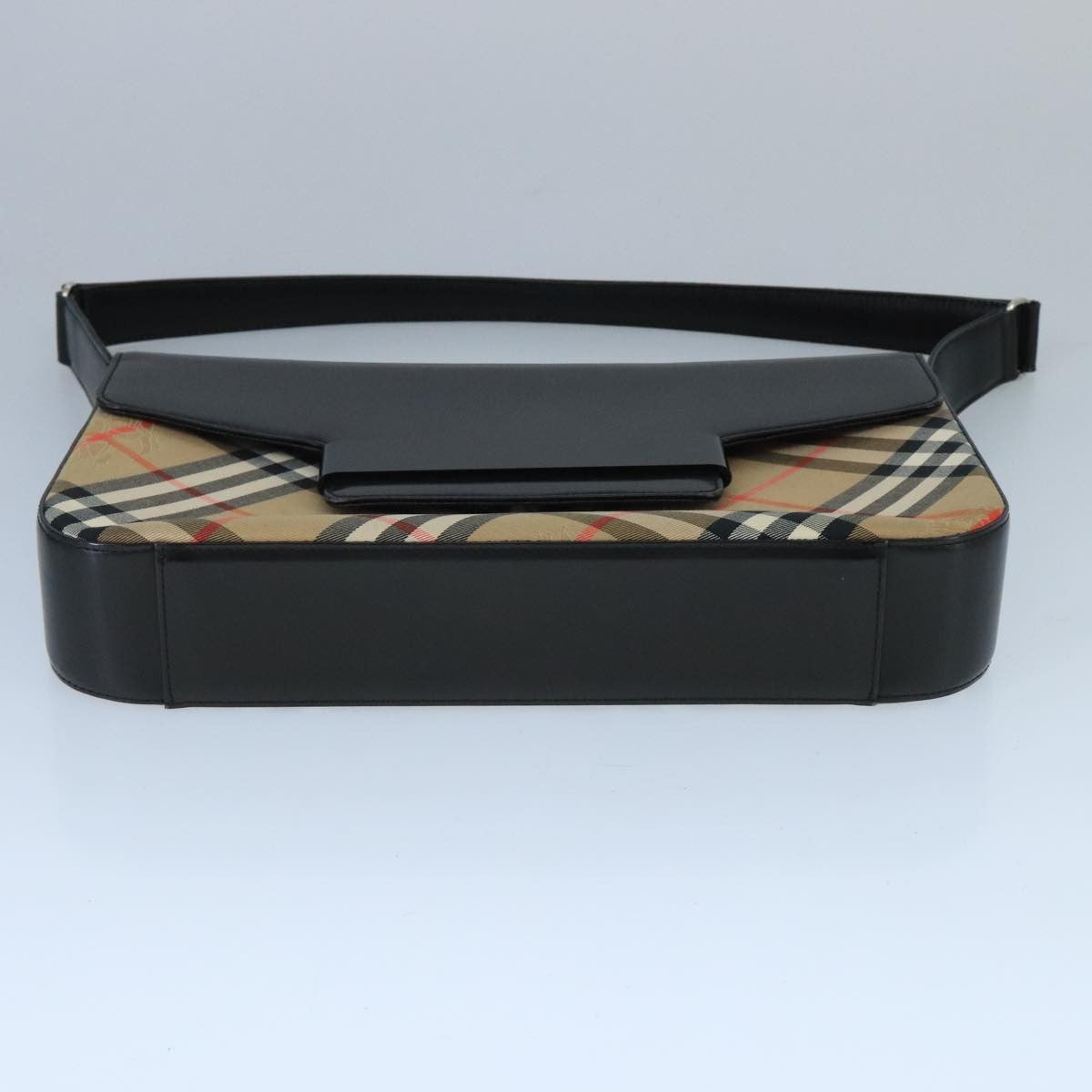 Burberry Nova check Shoulder bag Canvas, BEIGE, CANVAS, Shoulder bag