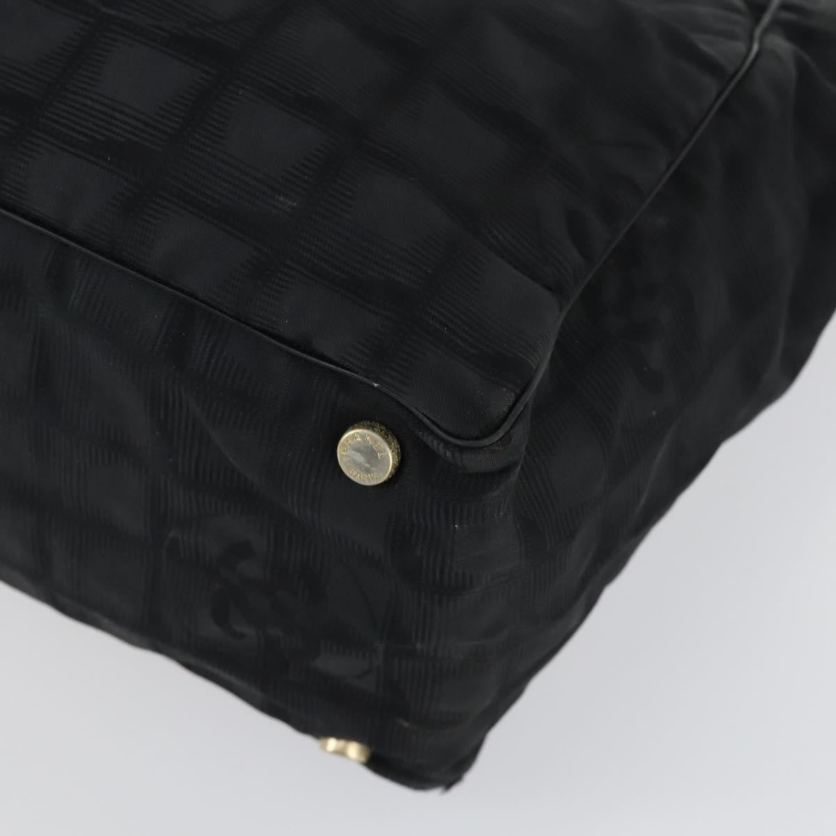 Chanel Fourre Tout Tote Multicolor Toile, BLACK, NYLON, Handbag