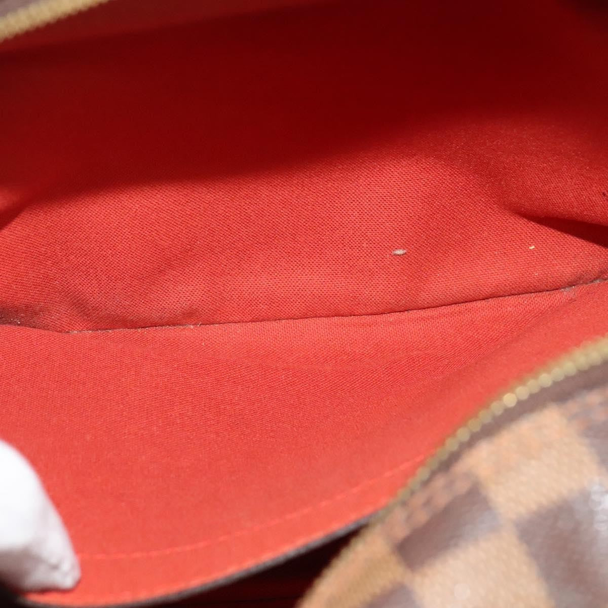 Louis Vuitton Naviglio Handbag Damier, BROWN, CANVAS, Shoulder bag